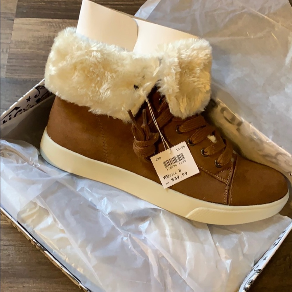 Brown booties